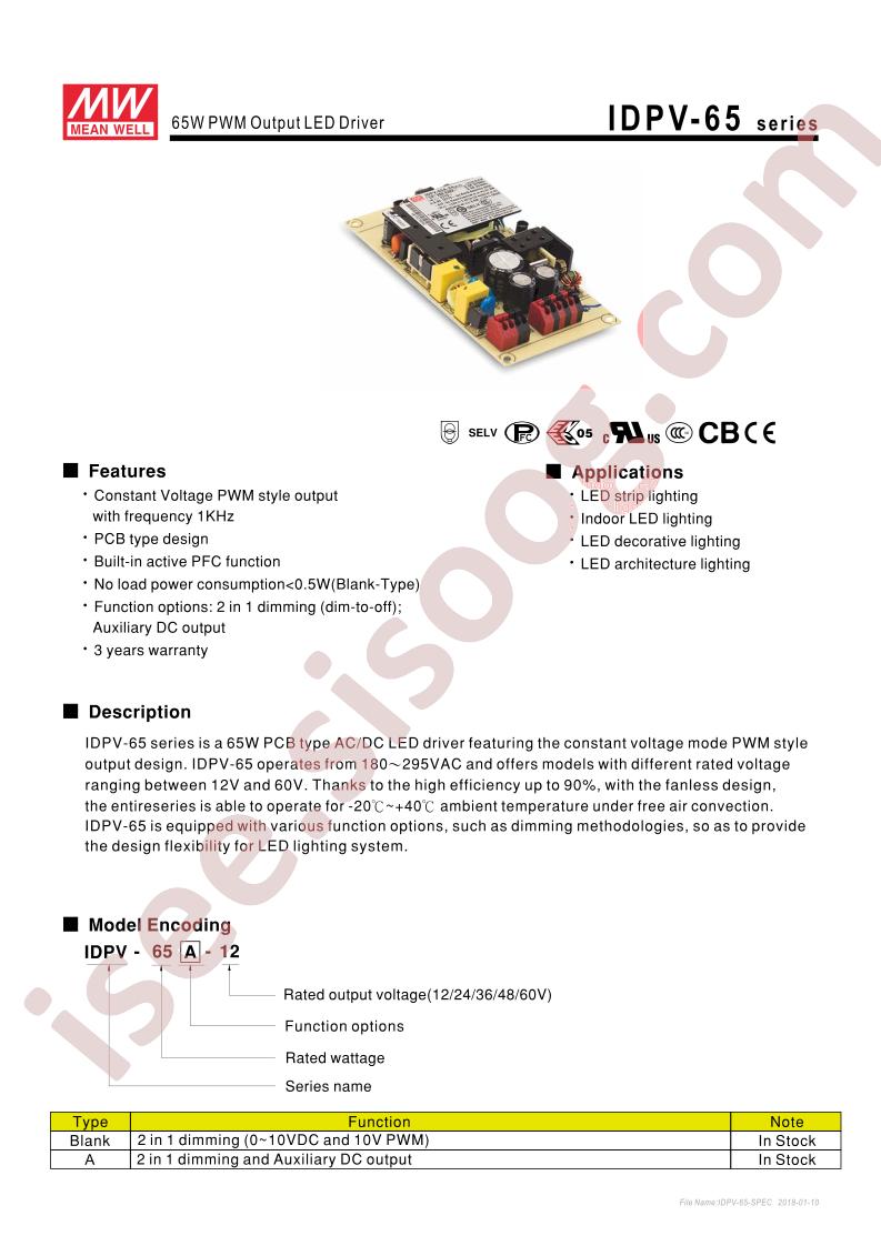 IDPV-65A-12