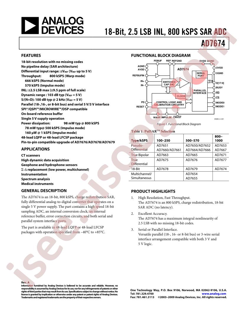 AD7674ASTZ1
