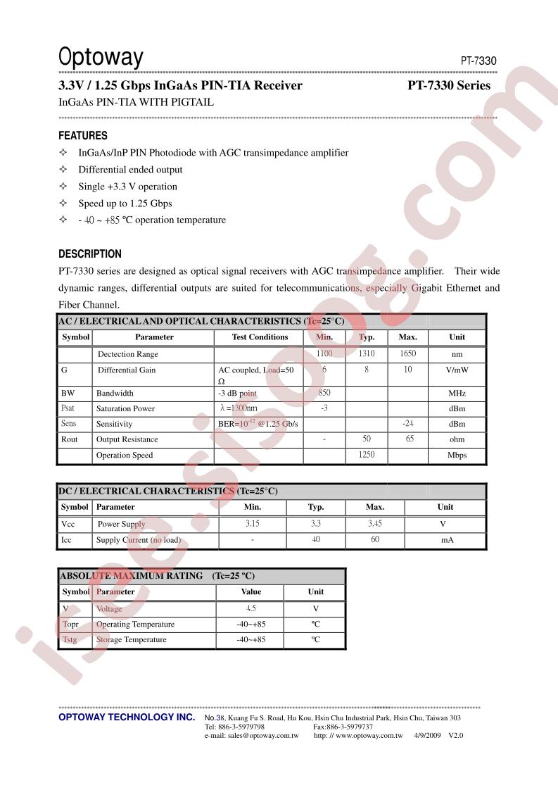 PT-7330-HFA