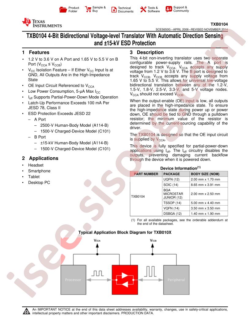 TXB0104-Q1