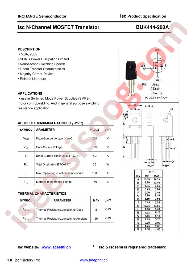 BUK444-220A