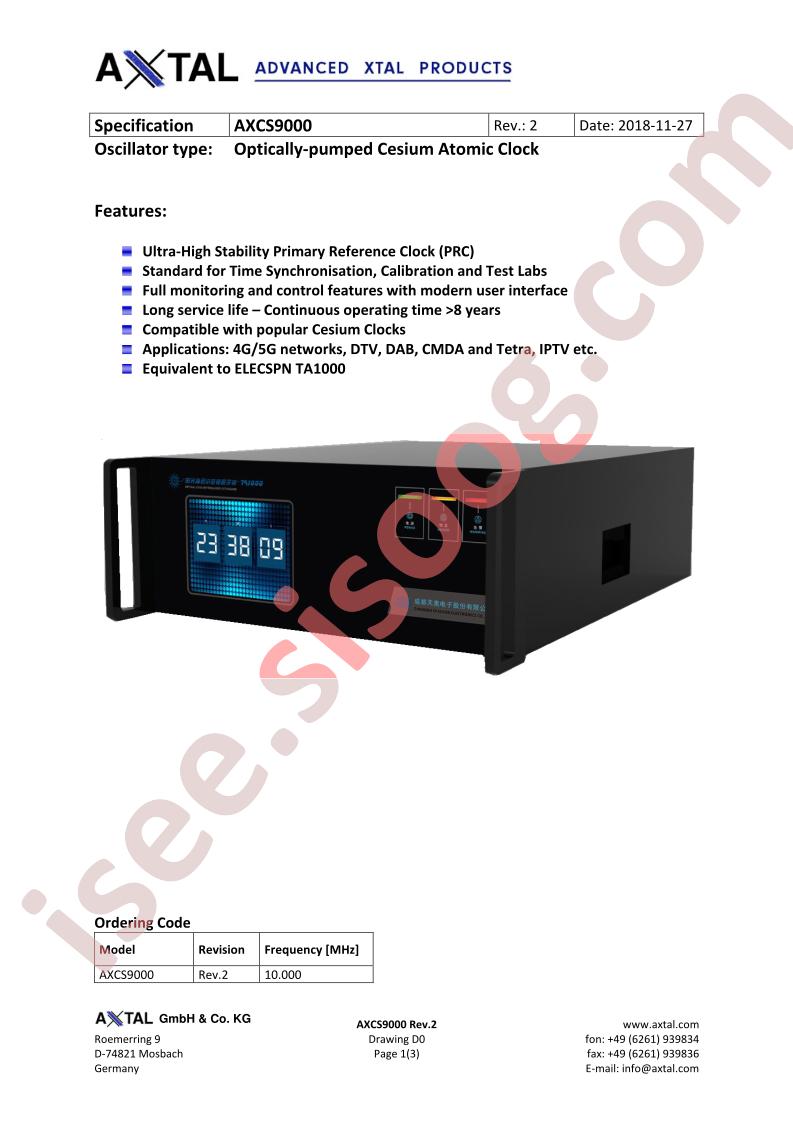 AXCS9000