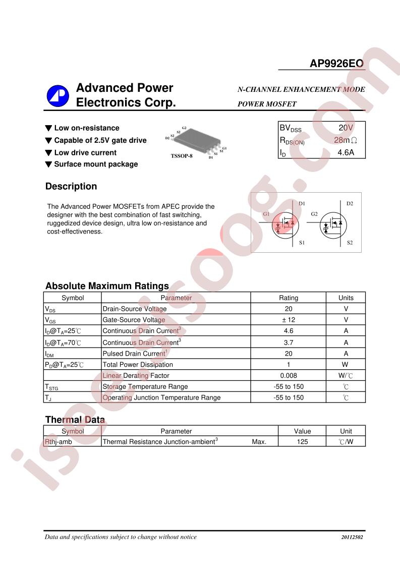 AP9926EO