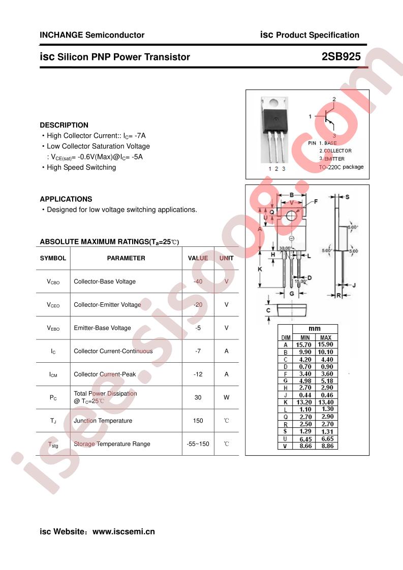 2SB925