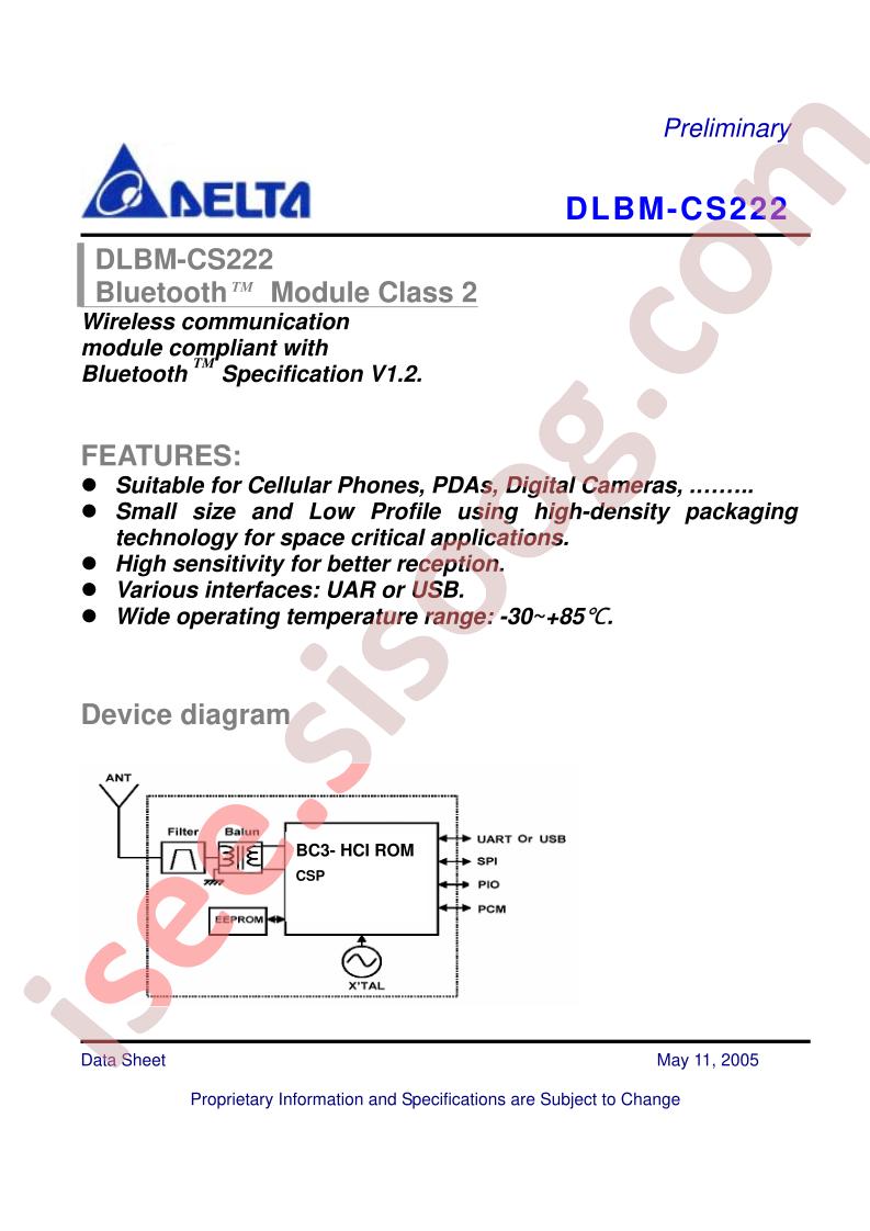 DLBM-CS222