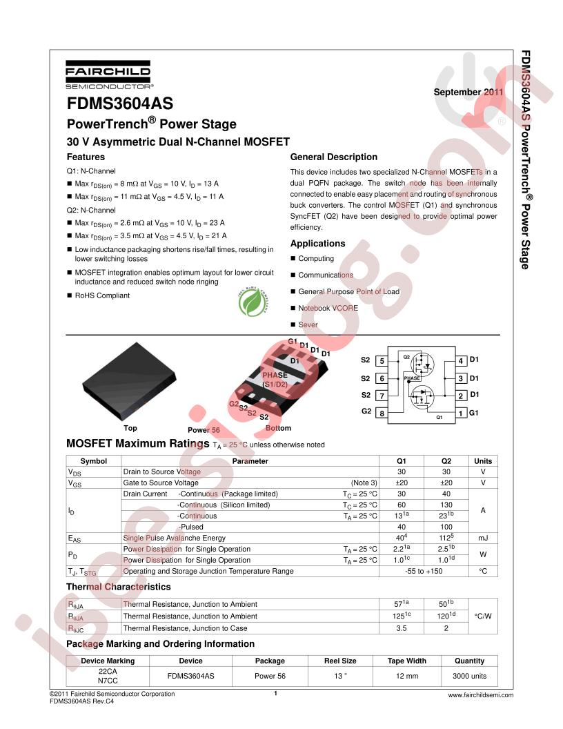 FDMS3604AS