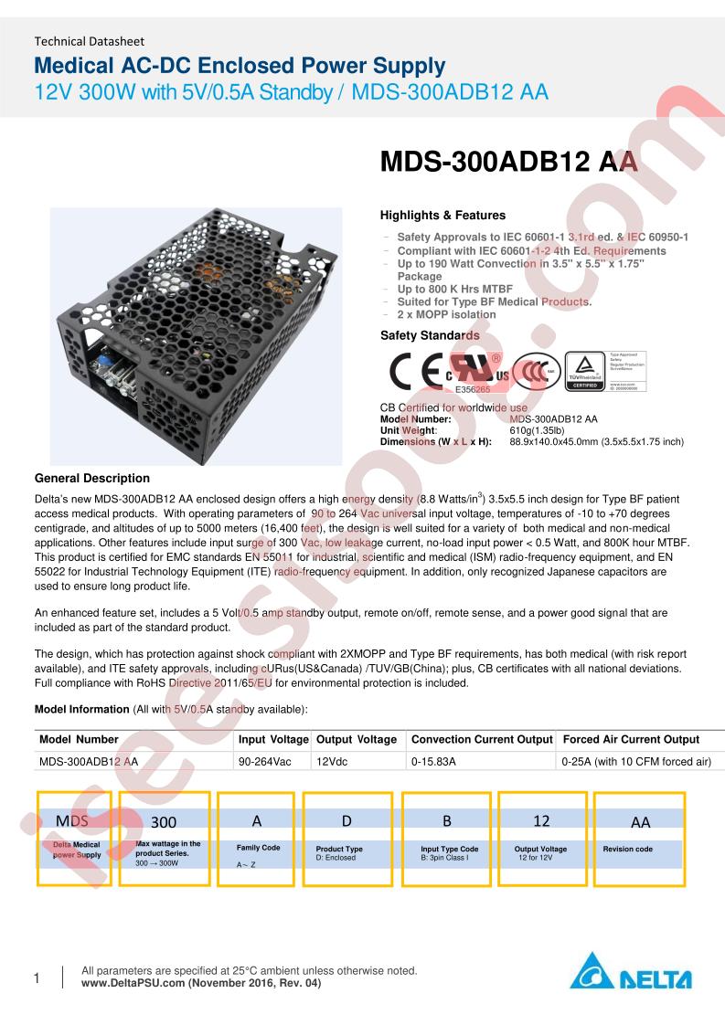 MDS-300ADB12AA