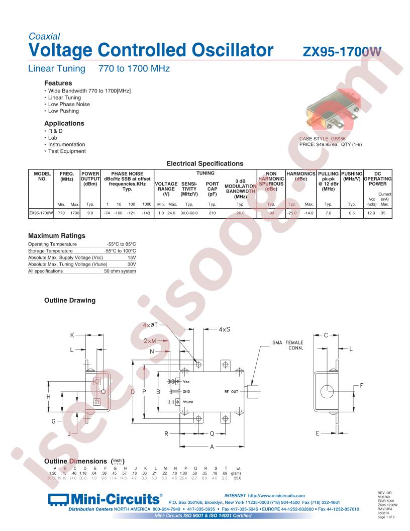 ZX95-1700W