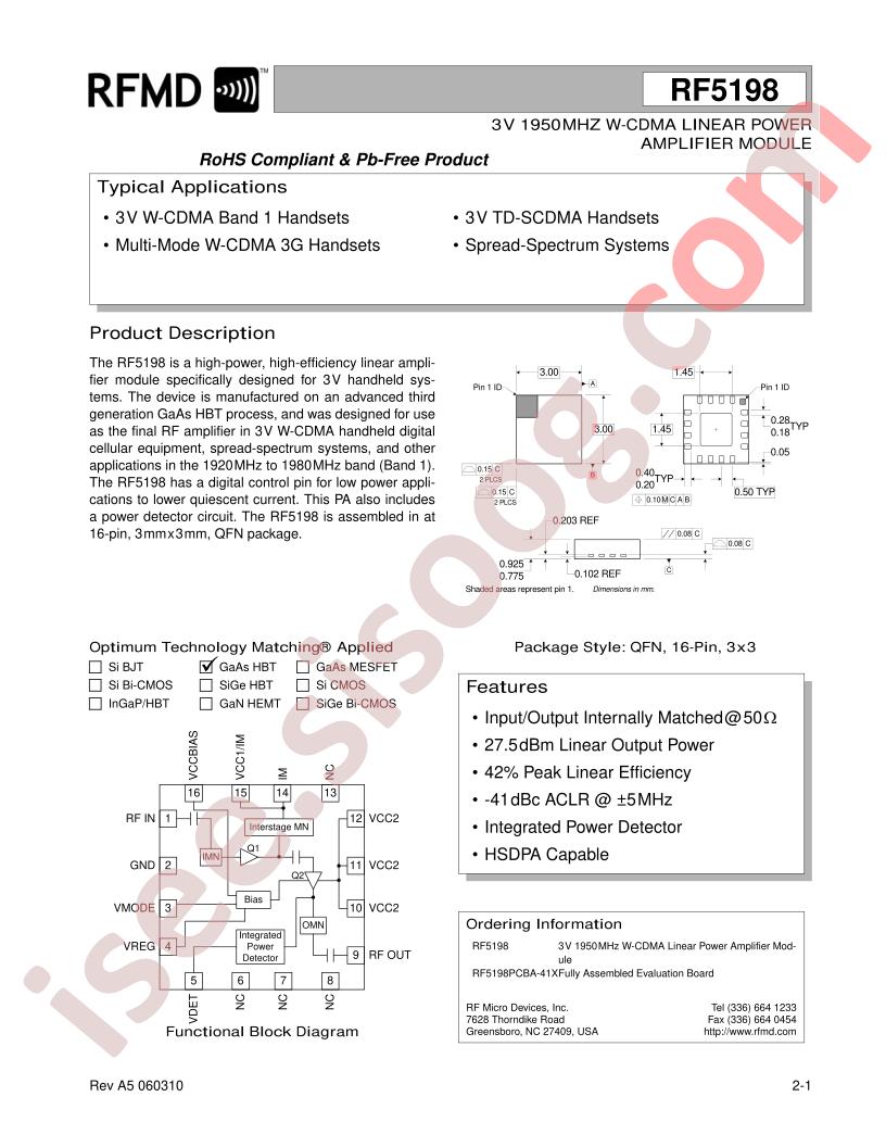 RF5198PCBA-41X