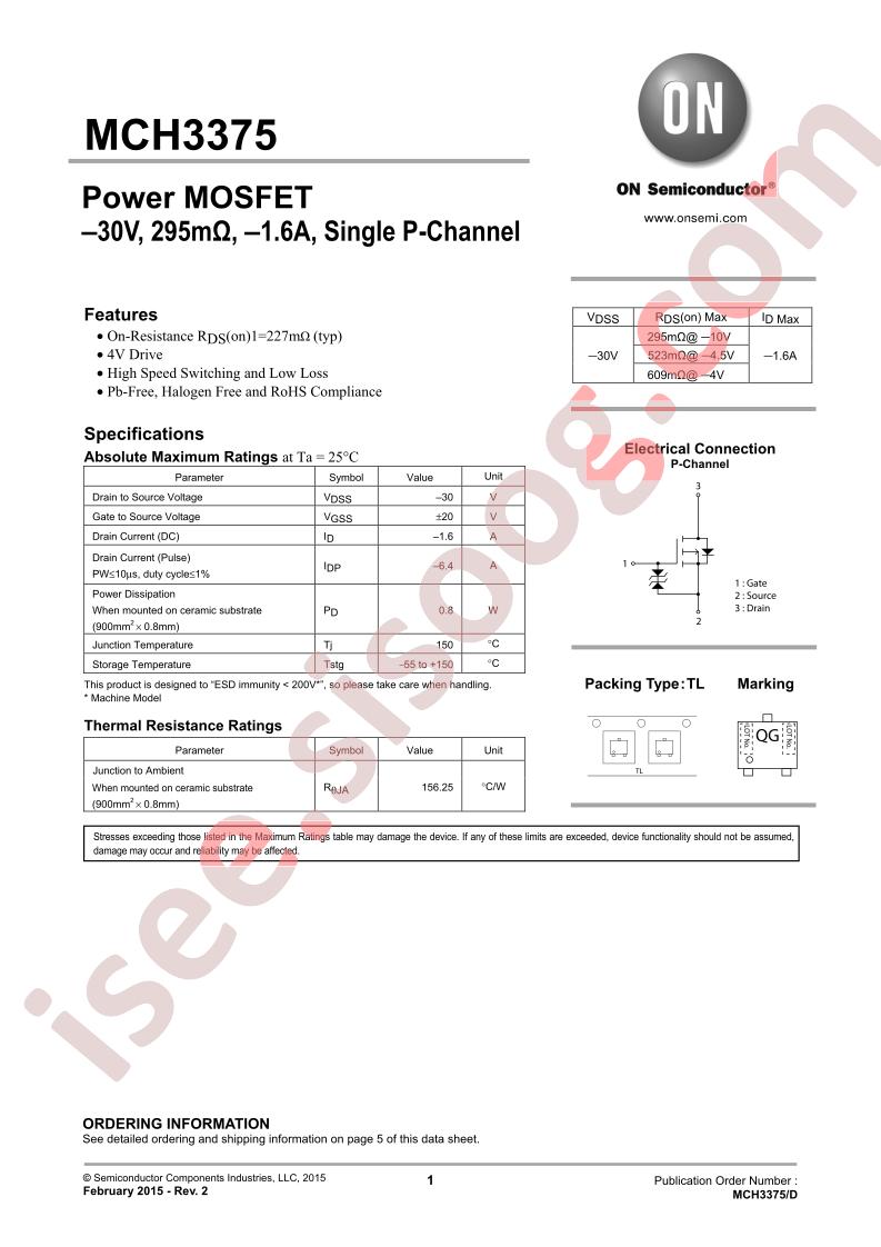 MCH3375-TL-W