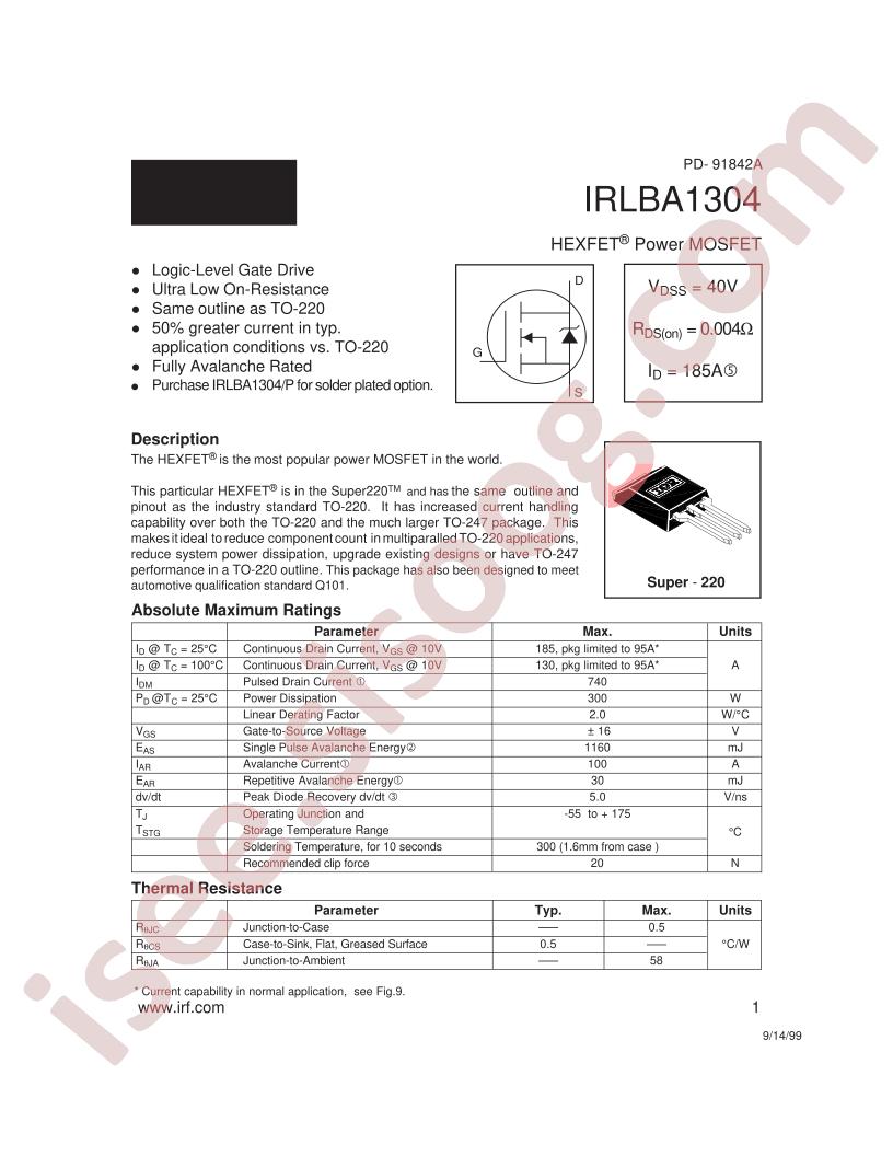 IRLBA1304P