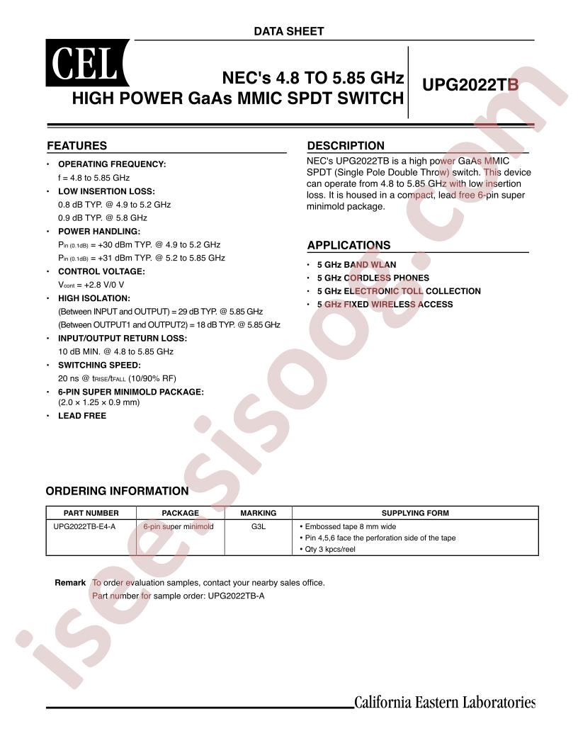 UPG2022TB-E4-A