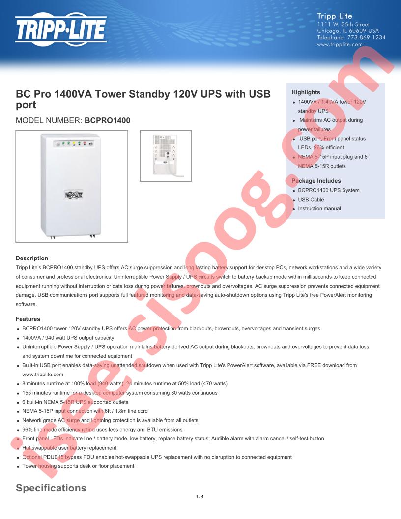 BCPRO1400