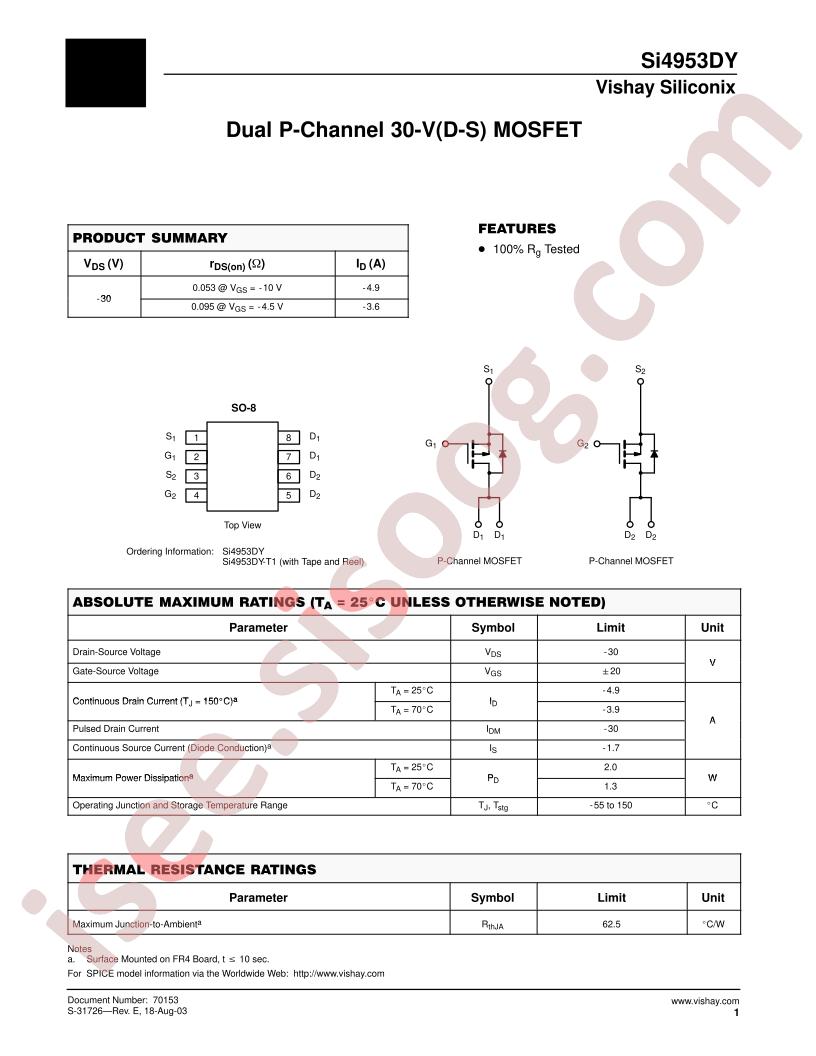 SI4953DY