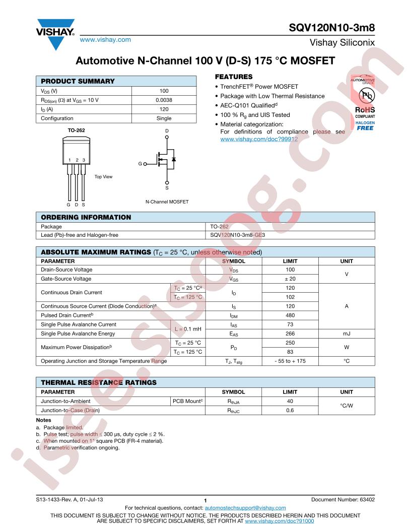 SQV120N10-3M8-GE3