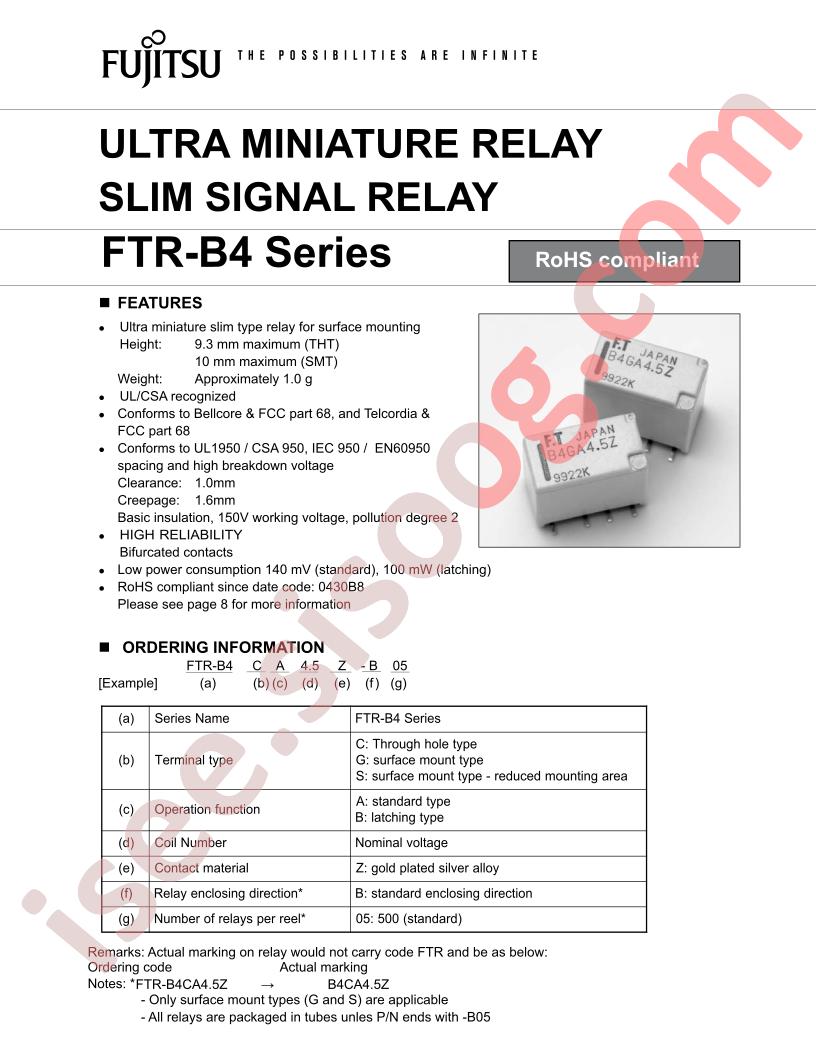 FTR-B4SB003Z-B05