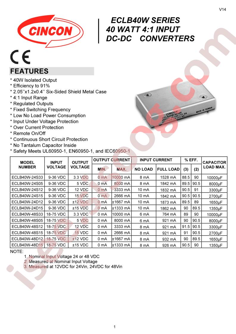 ECLB40W-24D15