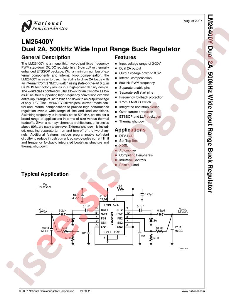 LM26400YMH