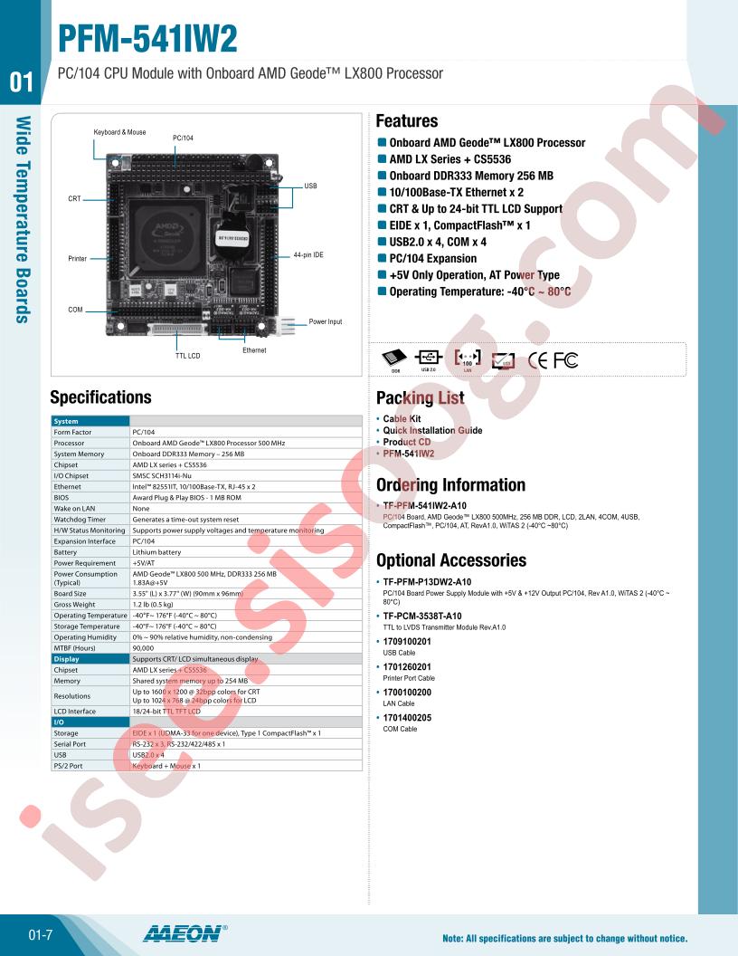 PFM-541IW2