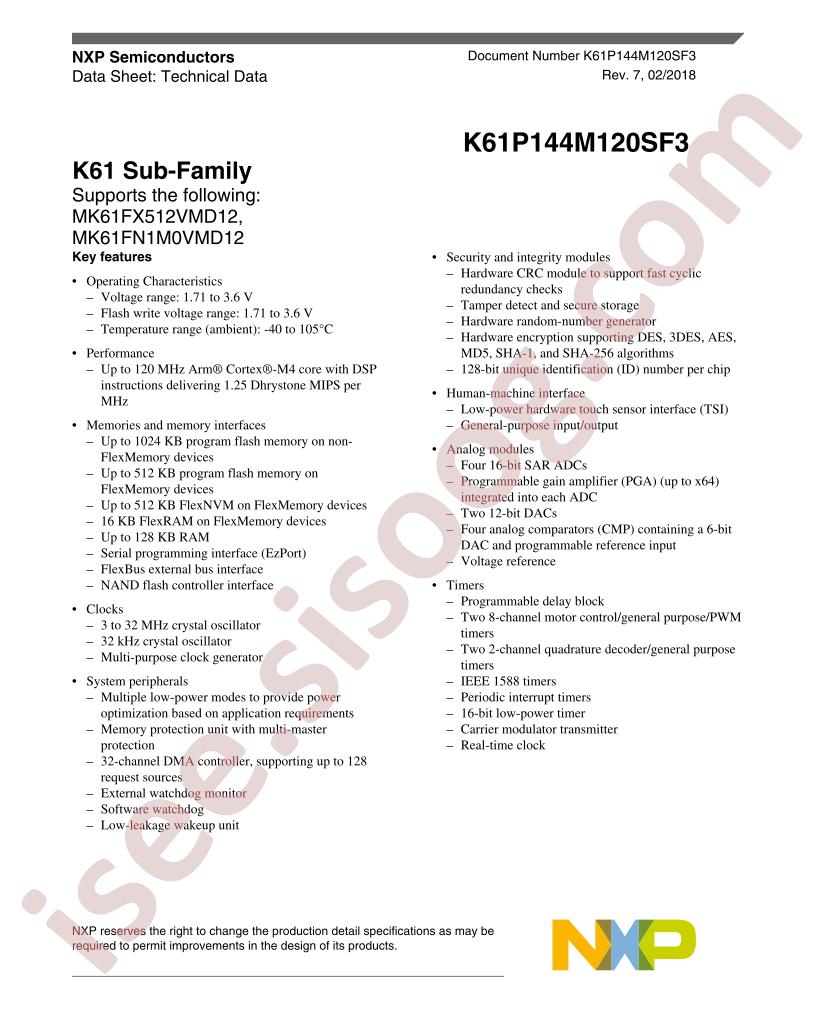 K61P144M120SF3