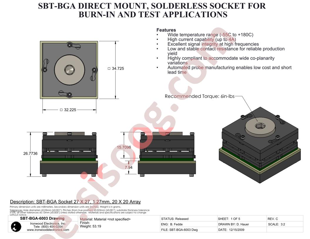 SBT-BGA-6003