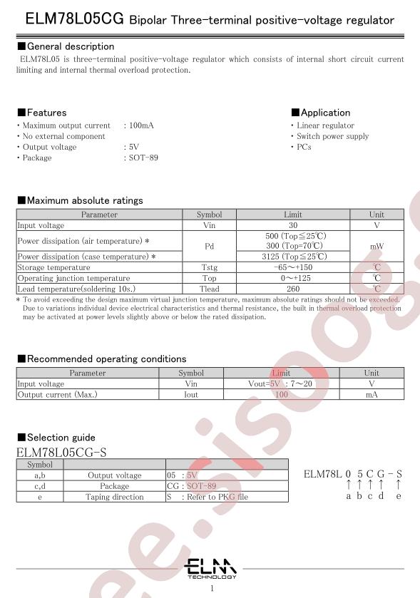 ELM78L05CG-S