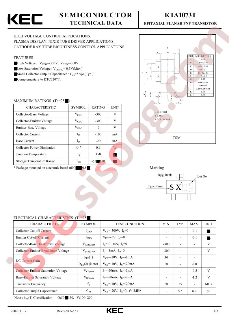 KTA1073T