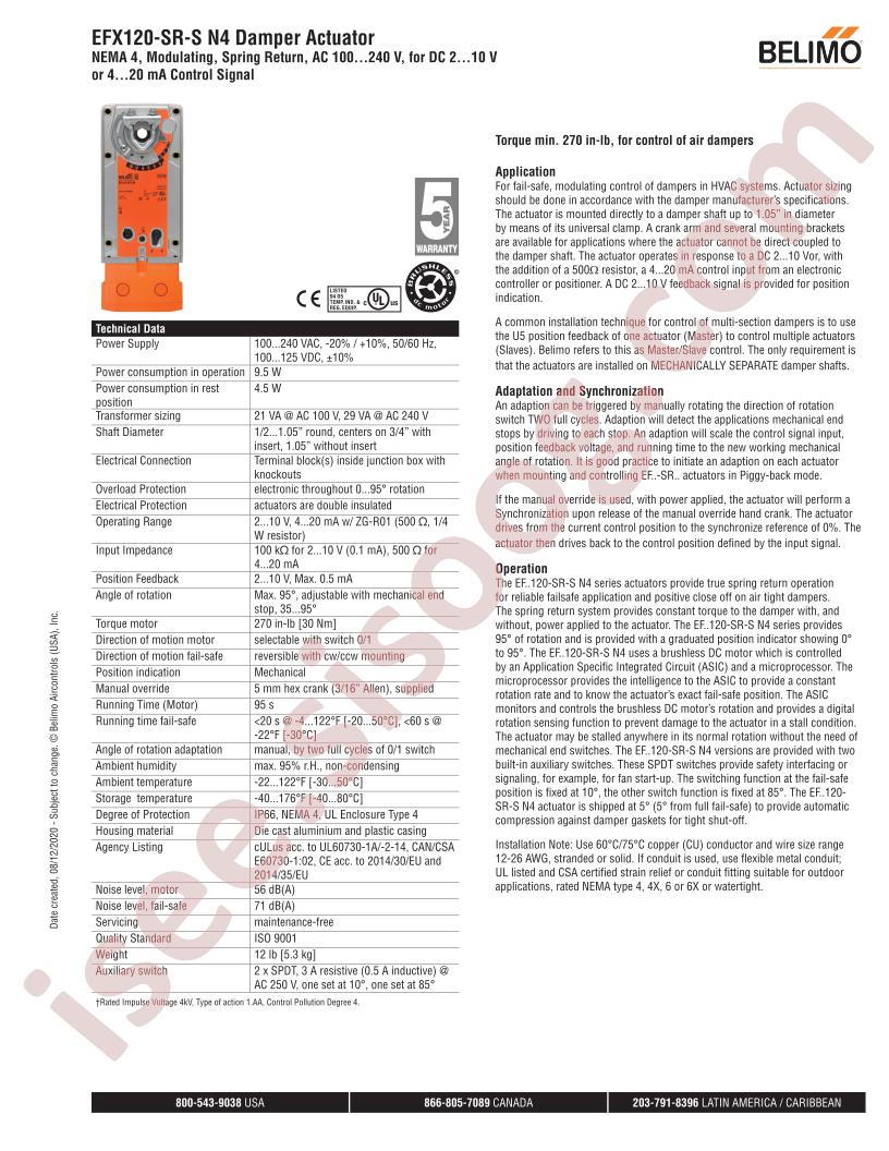 EFX120-SR-SN4