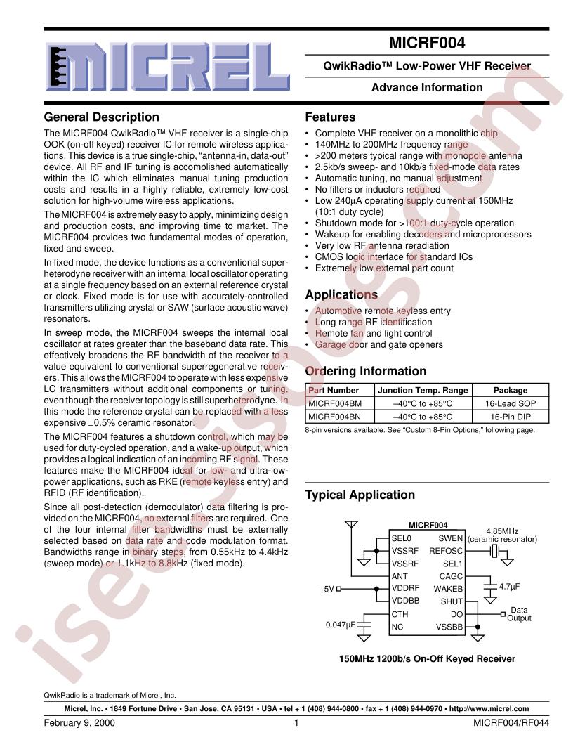 MICRF004BM