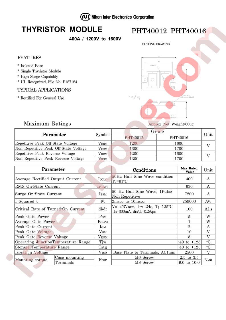 PHT40012