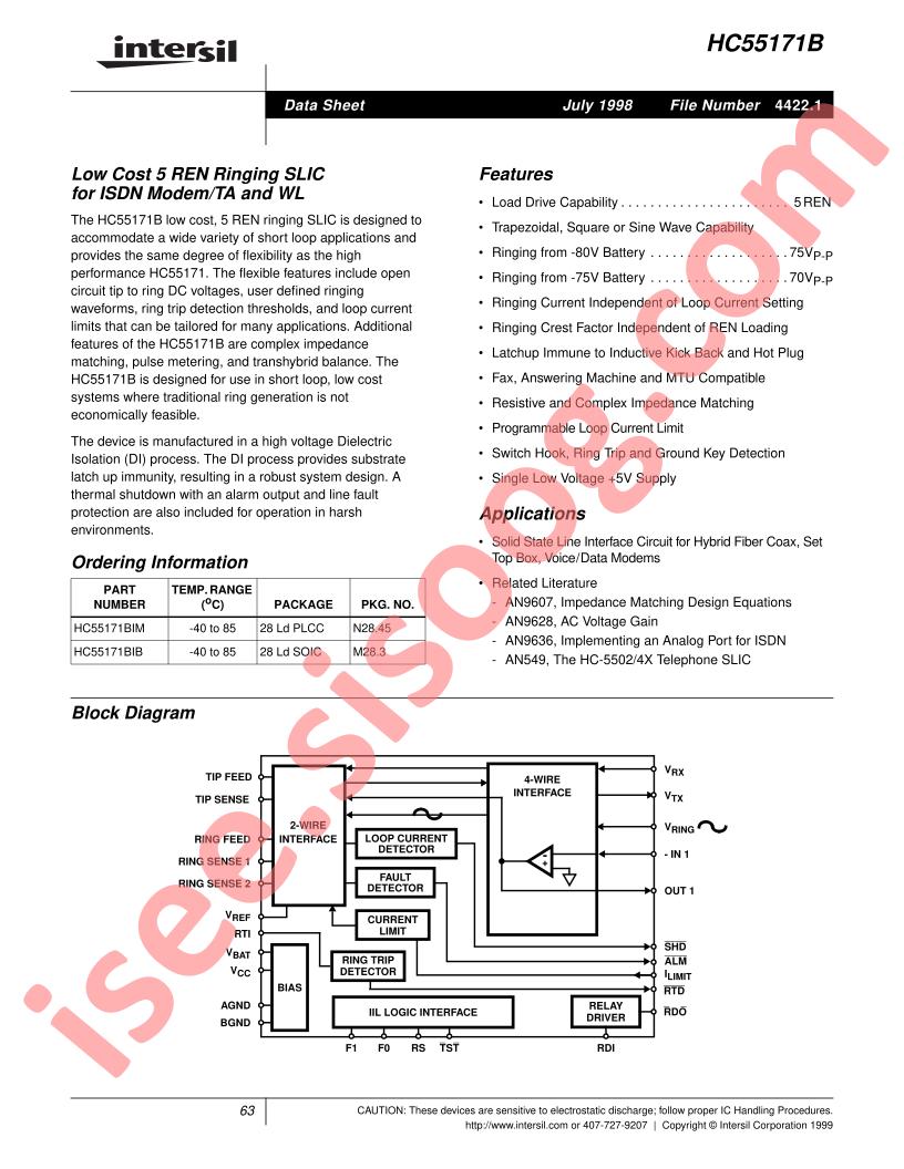 HC55171BIM