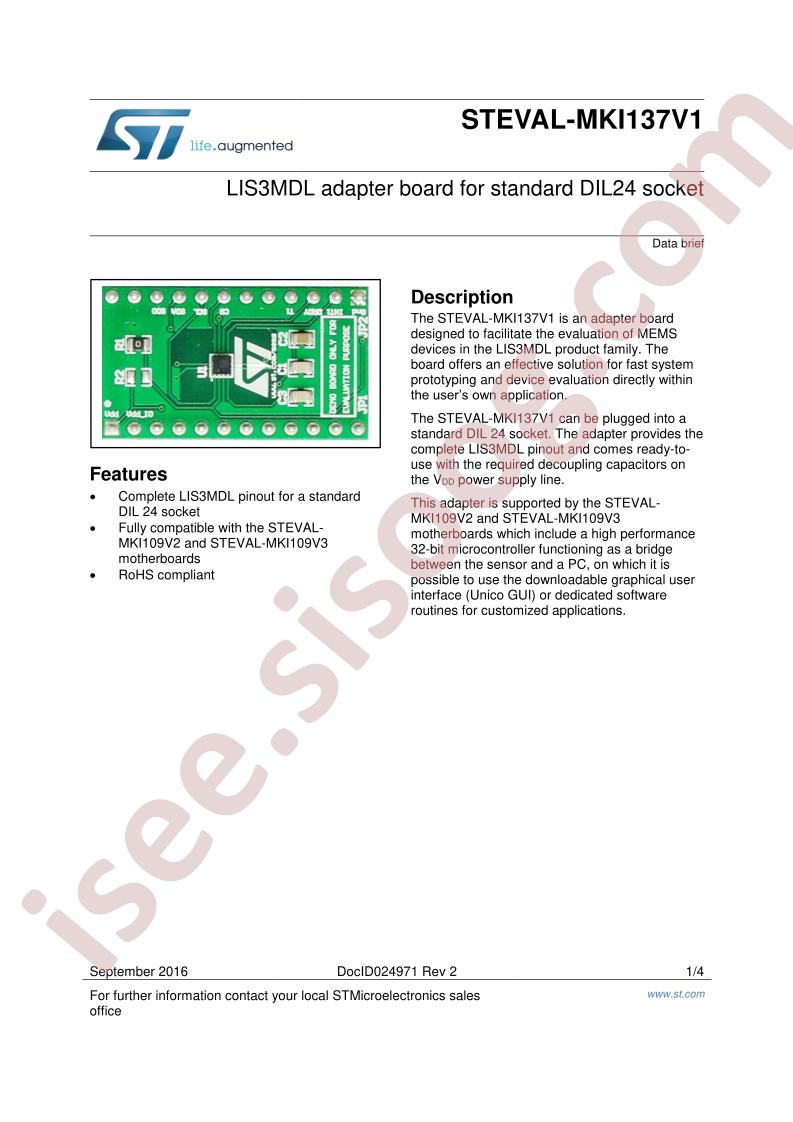 STEVAL-MKI137V1