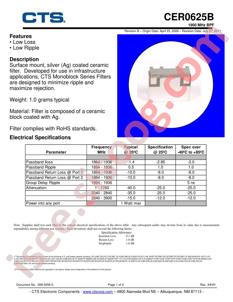 CER0625B