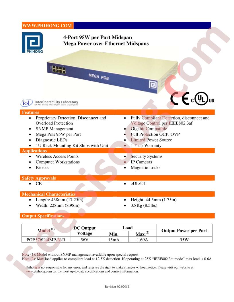 POE576U-4MP-N-R