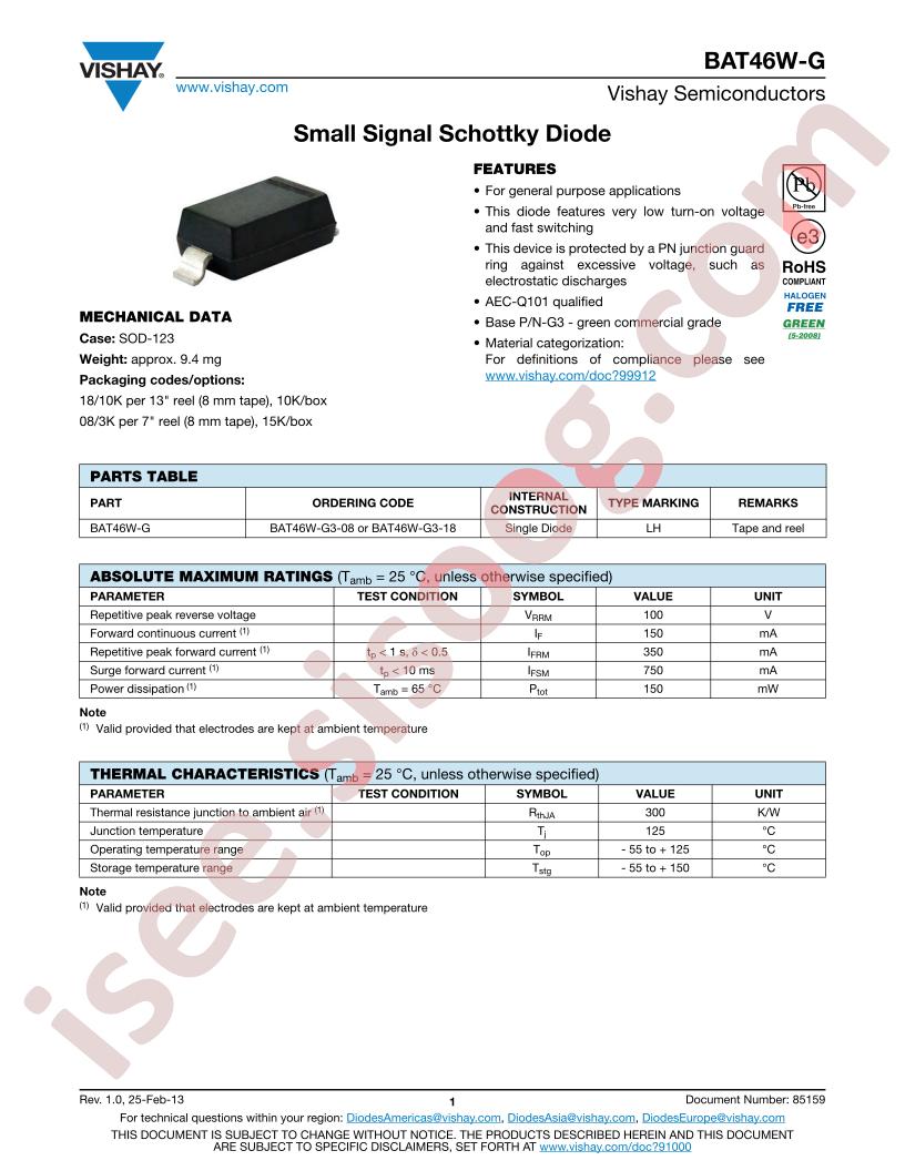 BAT46W-G3-18