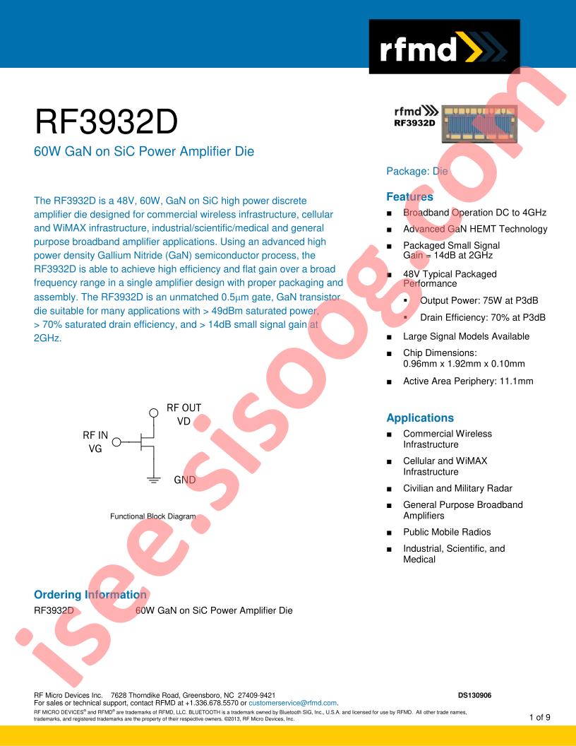 RF3932D