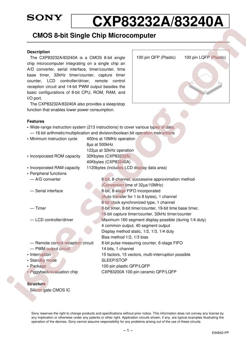 CXP83240A