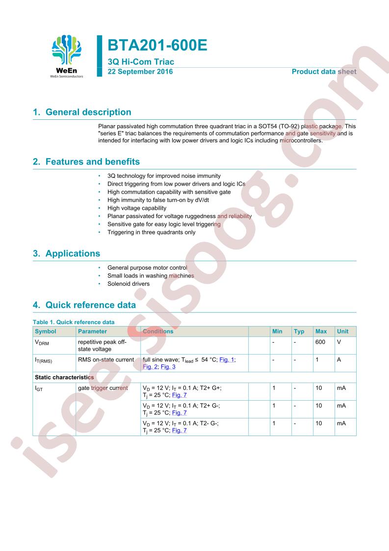 BTA201-600E