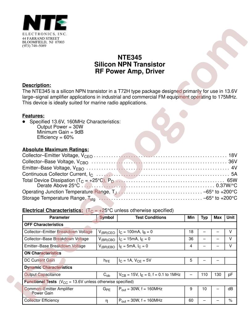 NTE345