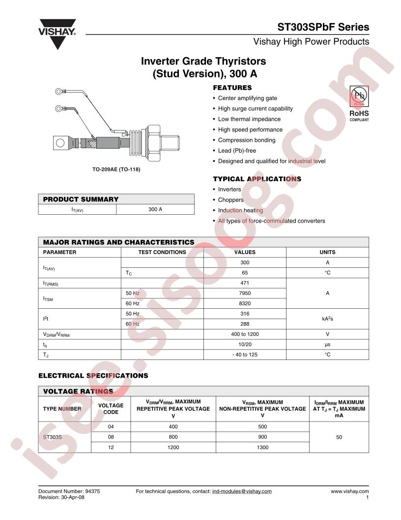 ST303SPBF