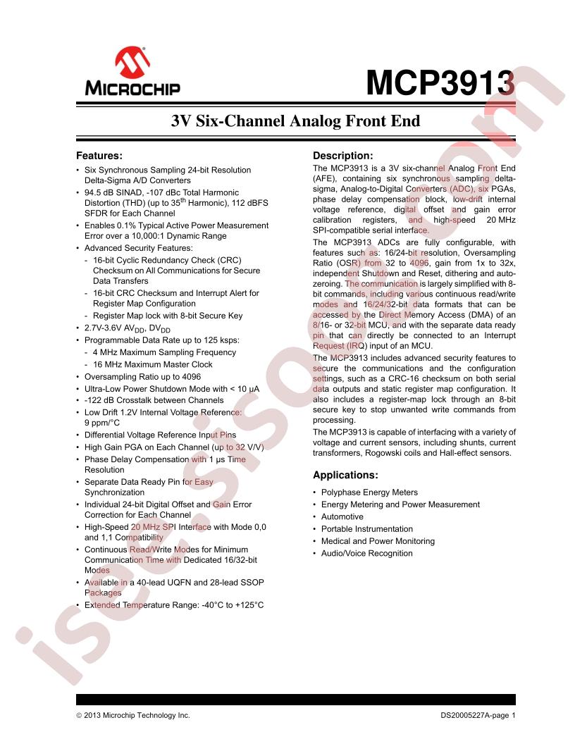 MCP3913