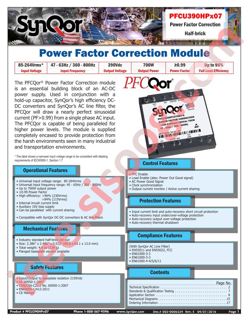PFCU390HPX07