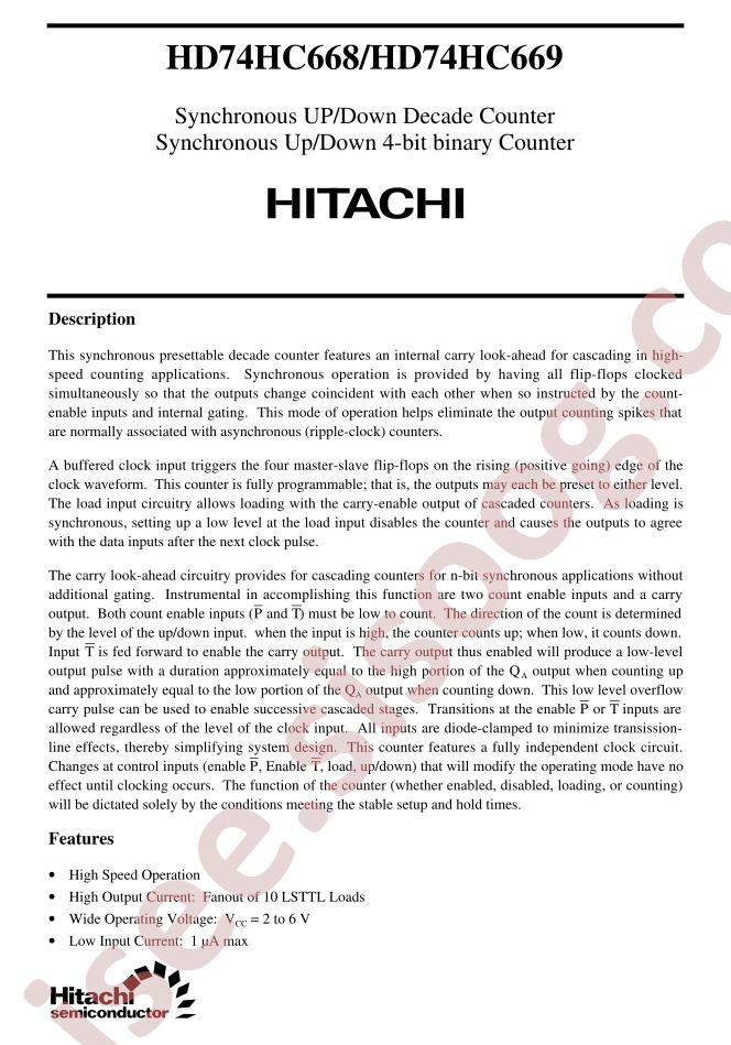 HD74HC668