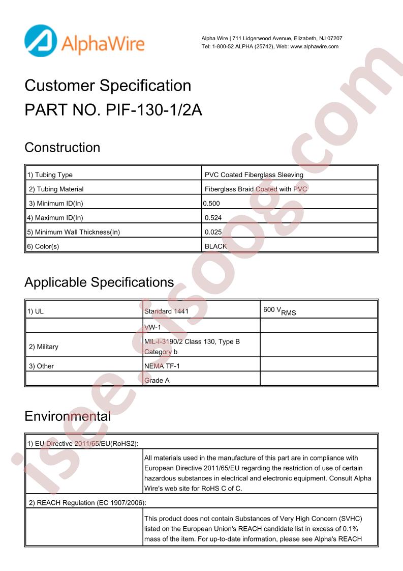 PIF-130-12A