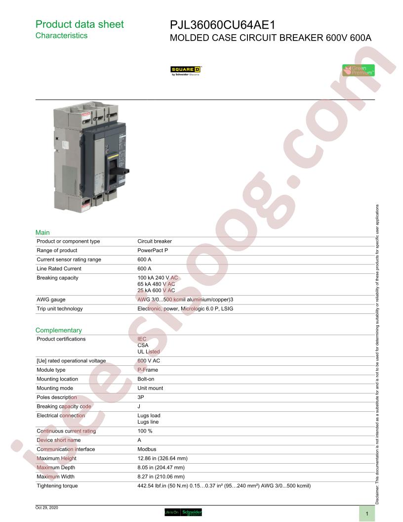 PJL36060CU64AE1