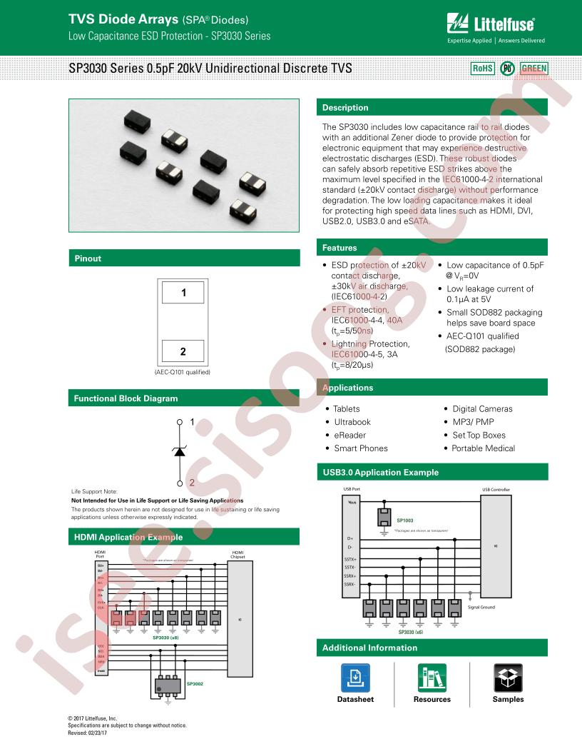 SP3030-01ETG