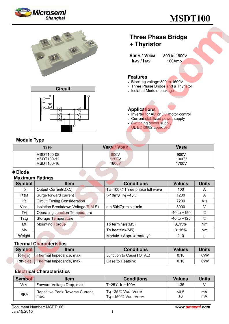 MSDT100-12