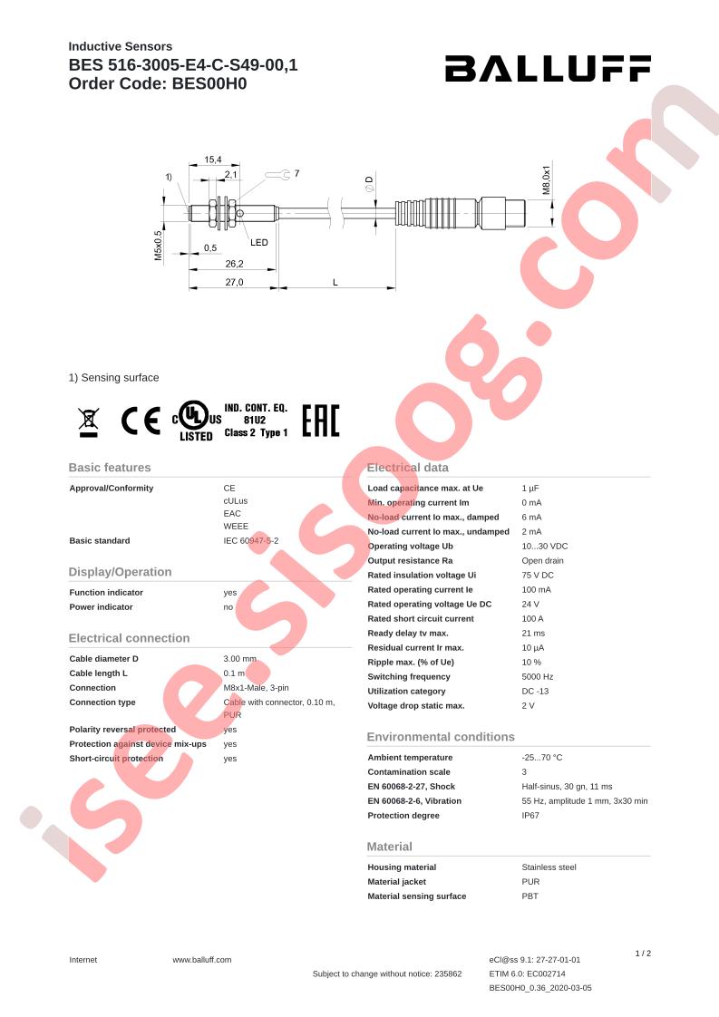 BES516-3005-E4-C-S49-00