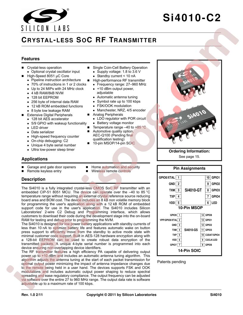 SI4010-C2