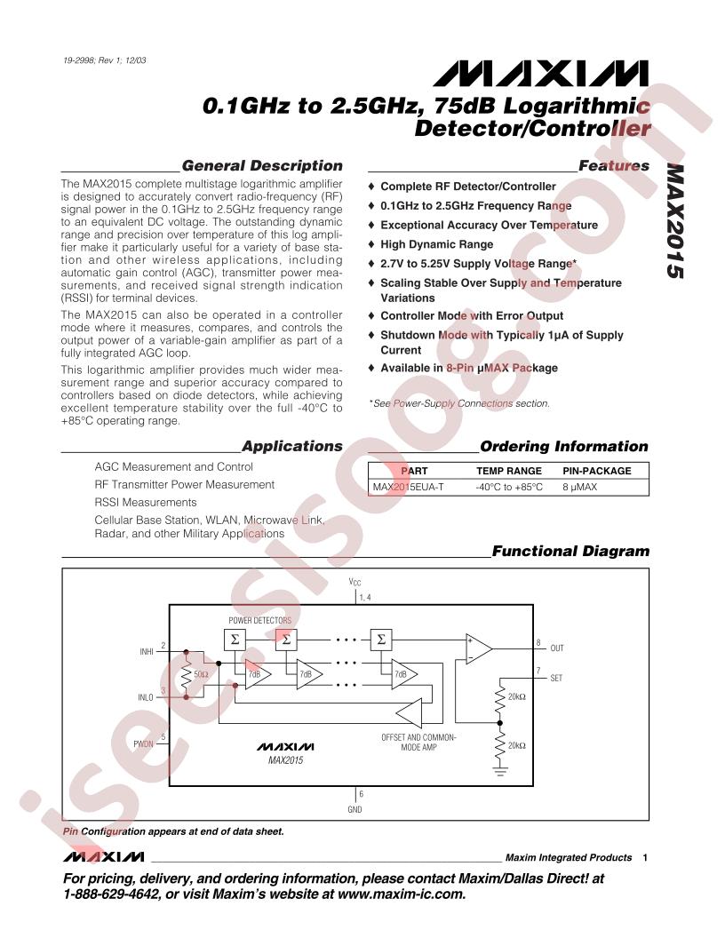 MAX2015EUA-T